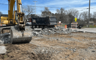 Schofield Avenue construction
