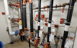 Fire alarm piping