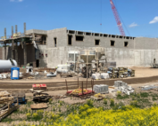 Wasuau Drinking Water Treatment Facility in Wausau, WI during Construction