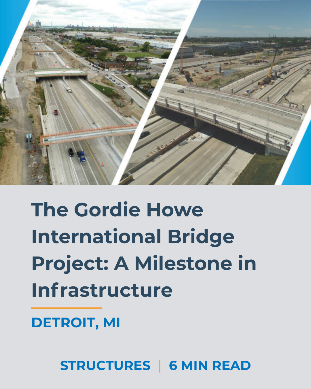 Bridges designed as part of the Gordie Howe International Bridge Project