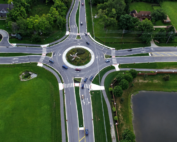 Towne roundabout (Carmel, IN)