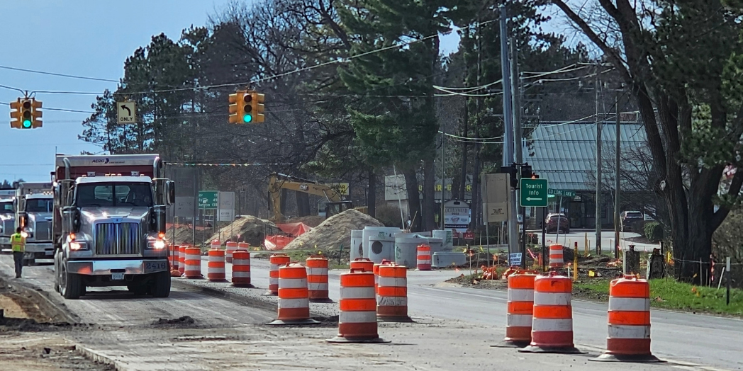 Image of US-31 under construction