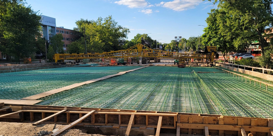 Harrison Road Bridge before Concrete Pour