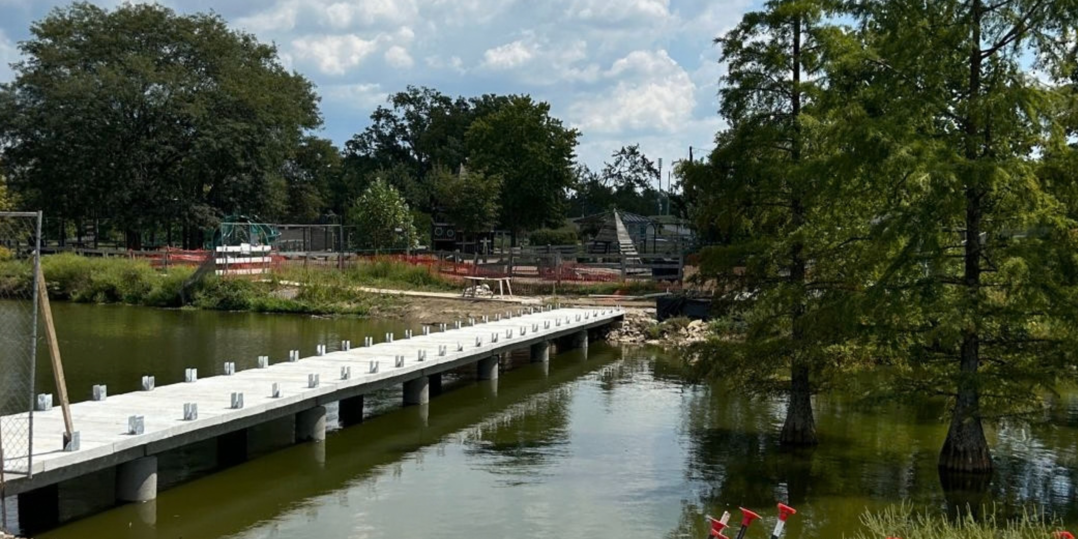 Image of the Jacobson Park Pedestrian Bridge Replacement project's bridge