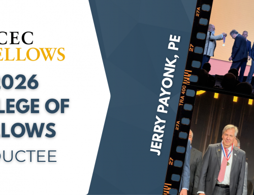 Jerry Payonk Inducted into ACEC College of Fellows
